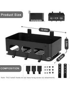 Contenedor de Almacenamiento Traeger DGFHOB con Ganchos 28.6x16x8.8cm 2