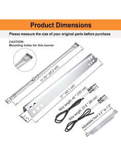 Kit de quemadores y placas de calor Charbroil Performance 5 quemadores 2