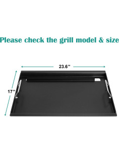 Inserts de Plancha Completa EasiBBQ 43.2x60cm para Char-Broil 2