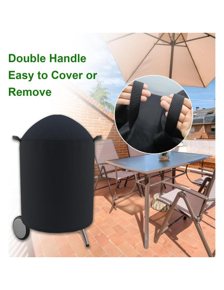 Funda para Parrilla Cover Geny 36"D, Resistente al Agua