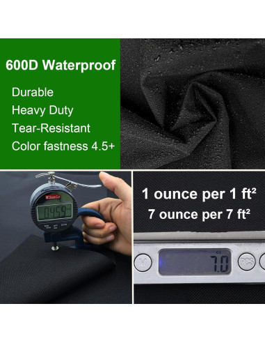 Funda para Parrilla Cover Geny 36"D, Resistente al Agua