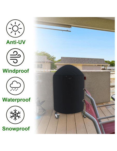 Funda para Parrilla Cover Geny 36"D, Resistente al Agua