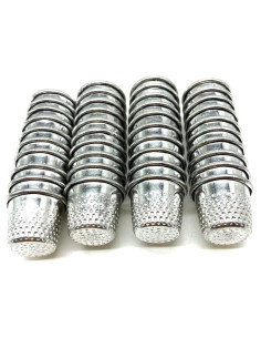 40 Dedales de Costura de Metal ABMFG para Manualidades