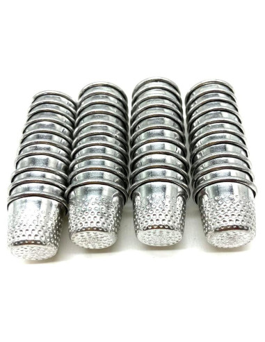 40 Dedales de Costura de Metal ABMFG para Manualidades