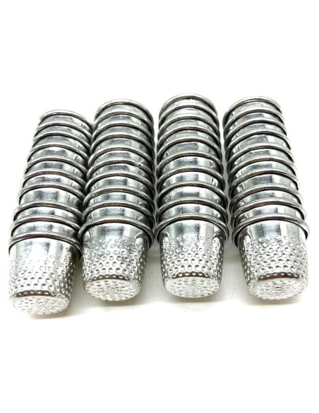 40 Dedales de Costura de Metal ABMFG para Manualidades