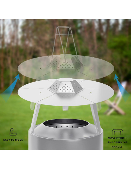 Deflector de Calor Genérico para Solo Stove Bonfire 49.5 cm