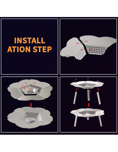 Deflector de Calor Gornoxblif para Fogón Bonfire 49.5 cm