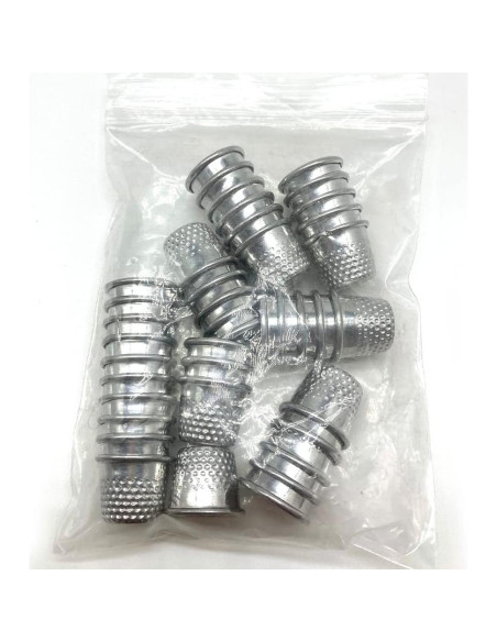 40 Dedales de Costura de Metal ABMFG para Manualidades