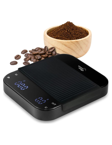 Báscula de Café Digital Smart Weigh 3000g x 0.1g LED
