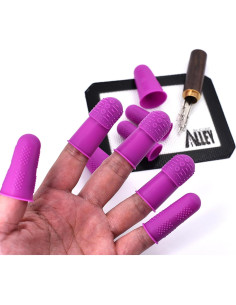 Kit de Dedales y Protectores de Dedos Silicone Alley - 9 Piezas 2