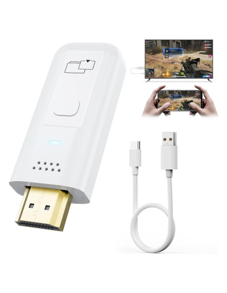 Adaptador Inalámbrico HDMI MTAKYA 1080P para TV y Proyector