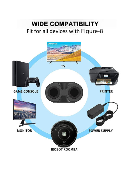 Cable de Alimentación AC 1.52m PowerHOOD para VIZIO M-Series