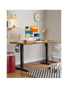 Escritorio Eléctrico Ajustable ErGear EGESD110V 121.9x60.9cm Marrón 2