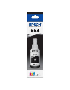 Tinta Botella Epson 664 EcoTank Negra Ultra Alta Capacidad