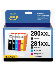 Cartuchos de Tinta Gappitv 280 281 XXL Compatible para Canon