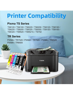 Cartuchos de Tinta Compatible Canon PGI-280 CLI-281 XXL - 5 Colores 2