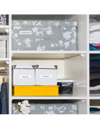 Cinta de Etiquetas Filery D1 45013 Negro sobre Blanco 12mm x 7m