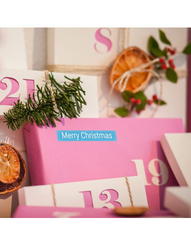 Paquete de 6 Cintas de Etiquetas Dymo D1 12mm Lonitul Brillantes