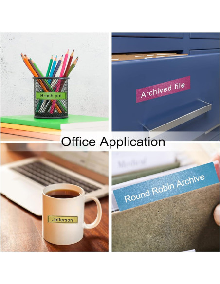 Paquete de 6 Cintas de Etiquetas Dymo D1 12mm Lonitul Brillantes Paquete de 6 Cintas de Etiquetas Dymo D1 12mm Lonitul Brillantes