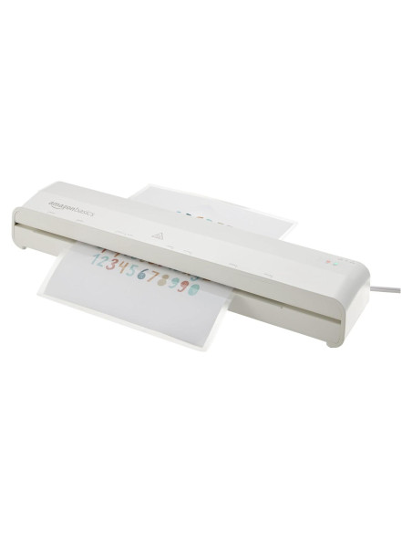 Laminadora Térmica Amazon Basics 30 cm, 1 min Calentamiento, 20 Fundas