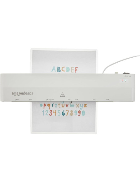 Laminadora Térmica Amazon Basics 30 cm, 1 min Calentamiento, 20 Fundas