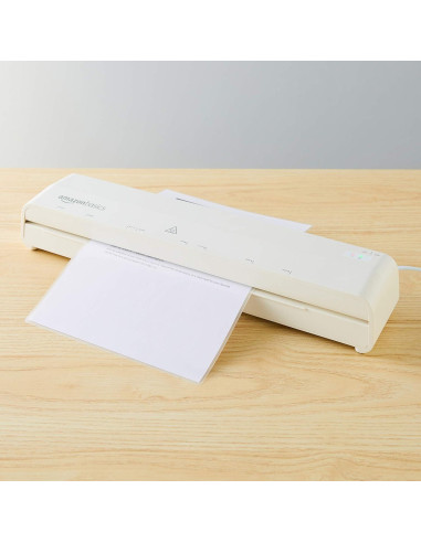 Laminadora Térmica Amazon Basics 30 cm, 1 min Calentamiento, 20 Fundas