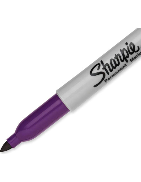 Marcador Permanente Punta Fina Sharpie 30008 Púrpura 12 Unidades Marcador Permanente Punta Fina Sharpie 30008 Púrpura 12 Unidades