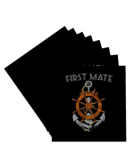 Juego de 8 Posavasos de Cerámica 3dRose Diseño Náutico