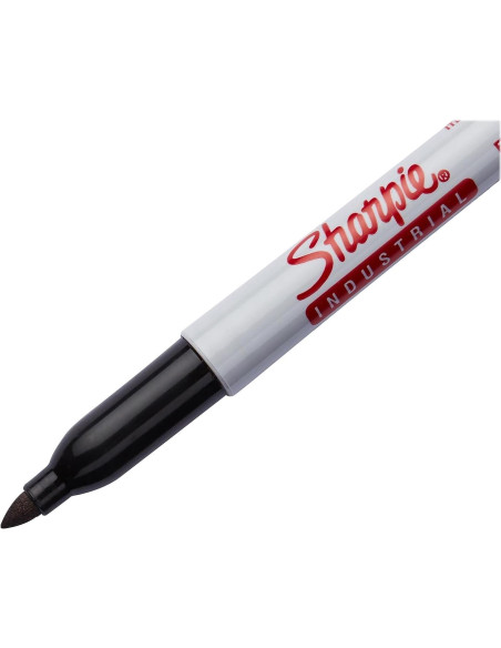Marcador Permanente Industrial Sharpie 13763PP Negro - Paquete de 3 Marcador Permanente Industrial Sharpie 13763PP Negro - Paquete de 3