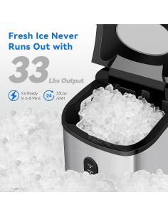 Máquina de Hielo Nugget Litake 15kg/24h Auto-limpieza 2