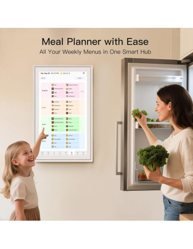 Calendario Digital BIGASUO 15.6" Pantalla Táctil Full HD