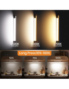 Iluminación Bajo Gabinete Latamil 34.3cm 118LED Recargable 2