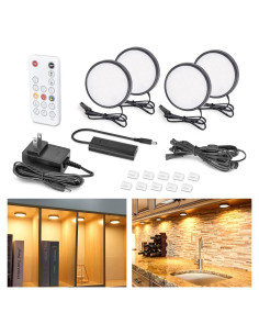 Luces LED Bajo Gabinete WOBANE 9W 700Lúmenes Control Remoto