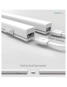 Iluminación Bajo Gabinete LED Leetdud 16 Pulgadas 3CCT Blanco 2