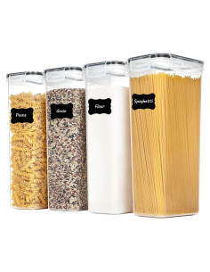 Contenedores de Almacenamiento Vtopmart 4 PCS 2.8L Herméticos