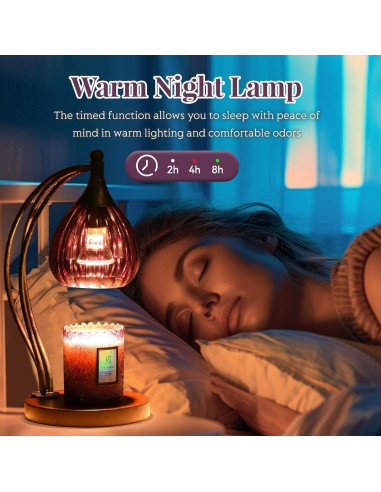 Lámpara Calentadora de Velas GOODBUY con Temporizador y Regulador