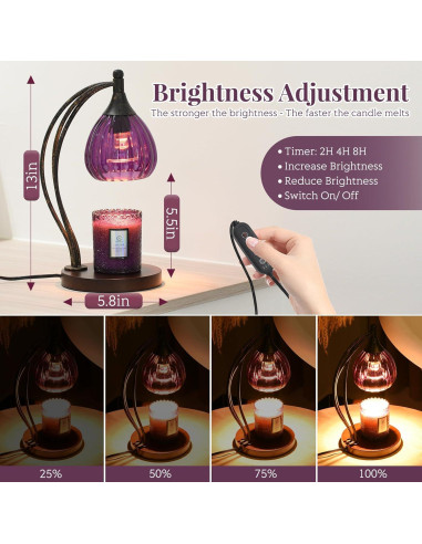 Lámpara Calentadora de Velas GOODBUY con Temporizador y Regulador
