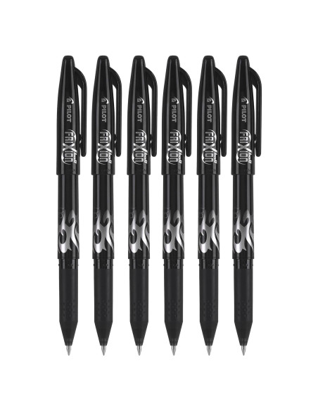 Bolígrafos de Gel Borrables Pilot FriXion Ball 0.7mm, Paquete de 6
