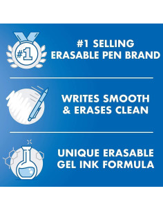 Bolígrafos de Gel Borrables Pilot FriXion Ball 0.7mm, Paquete de 6 2