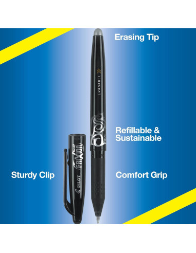 Bolígrafos de Gel Borrables Pilot FriXion Ball 0.7mm, Paquete de 6