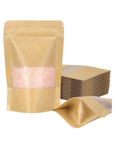 Bolsas de Papel Kraft Reutilizables Blisstime 50 Unidades 8.9x14cm