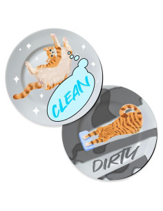 Imán de Lavavajillas Sucio Limpio Zalumis Doble Cara 8.89cm