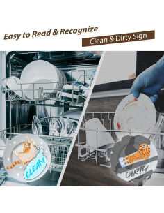 Imán de Lavavajillas Sucio Limpio Zalumis Doble Cara 8.89cm 2