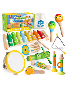 Juego de Instrumentos Musicales Coogam para Niños 3+ Años