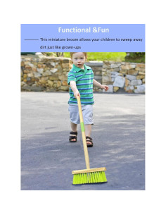 Escoba para Niños Xifando - Mango de Madera 69.85 cm 2