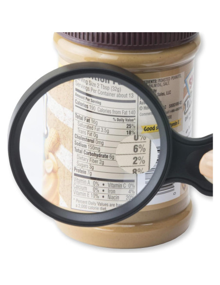 Lupa de Mano Carson MagniView 2.5X y Lente Spot 5X