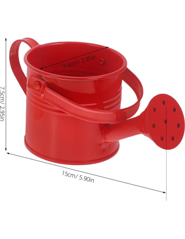 Mini Regadera de Metal Yardwe para Niños - 15x7.5 cm