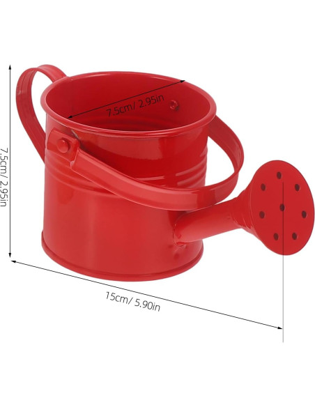 Mini Regadera de Metal Yardwe para Niños - 15x7.5 cm