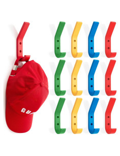 Paquete de 12 ganchos de pared Colingmill para niños