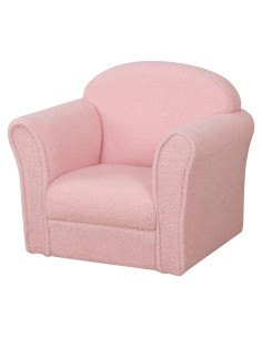 Sofá Infantil AFBKSS&BB Rosa, Madera, 50x39x44cm, Reposabrazos
